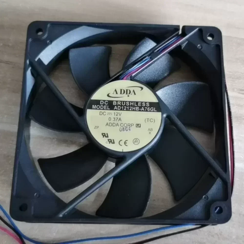 New ADDA AD1212HB-A76GL 12025/12V fan