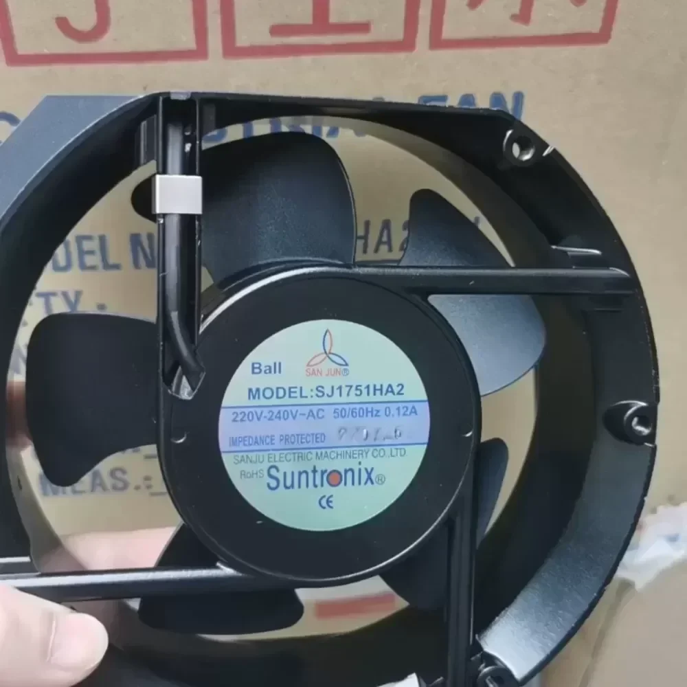 New SJ1751HA2 elliptical axial flow fan triple capacitive type large air volume