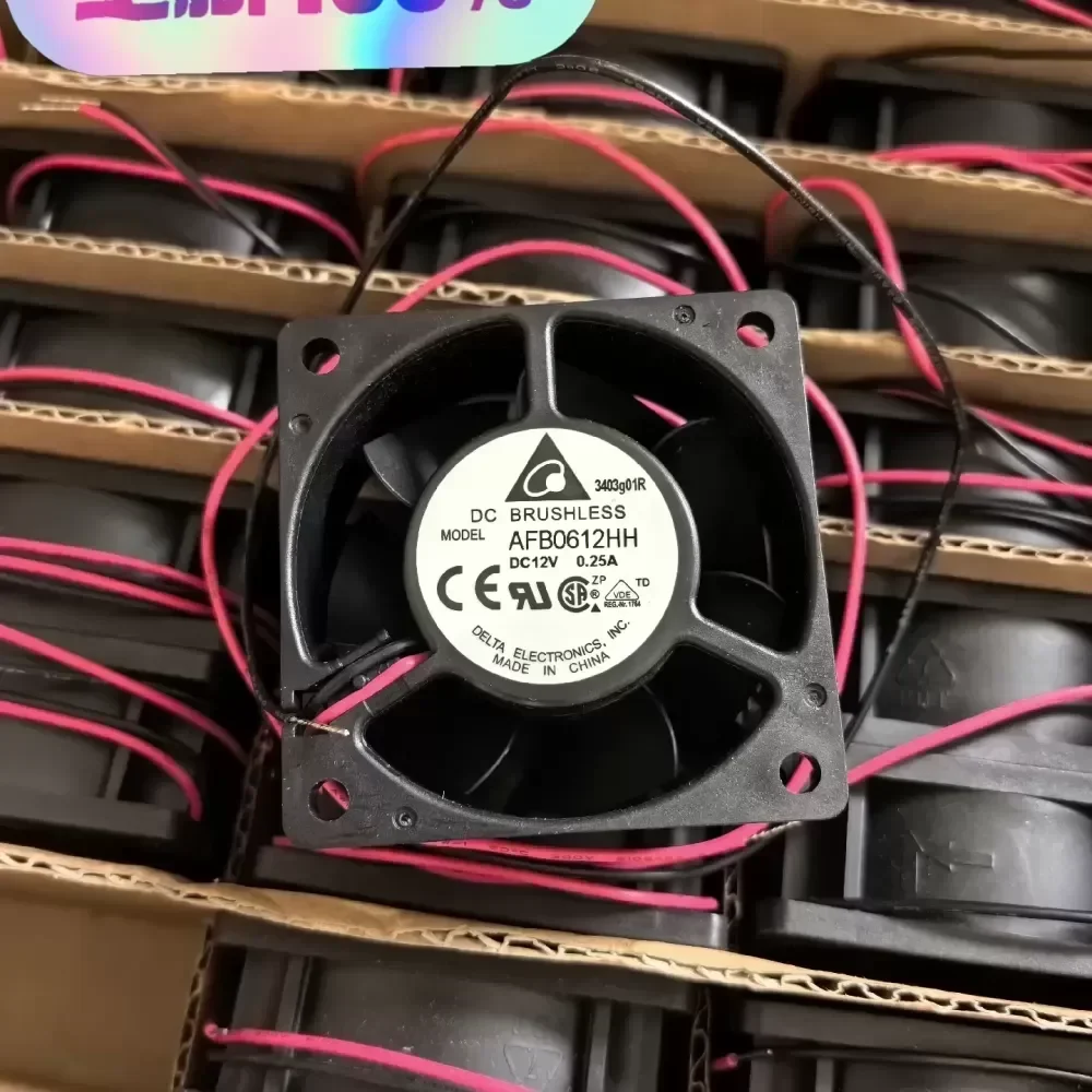 AFB0612HH Delta Fan 6025/12V silent cooling fan