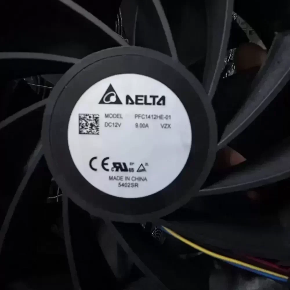 New Delta PFC1412HE-01 12V cooling fan