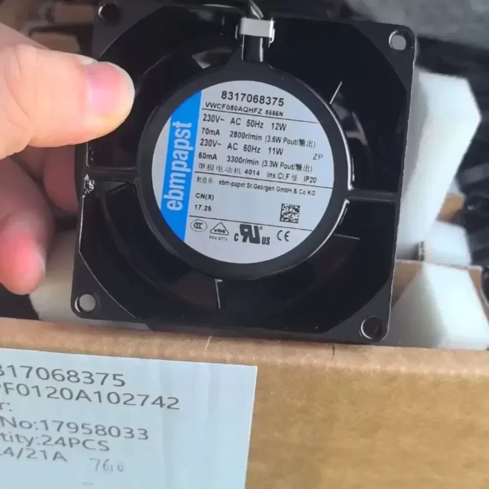 Germany ebmpapst 8556N fan 230V all metal