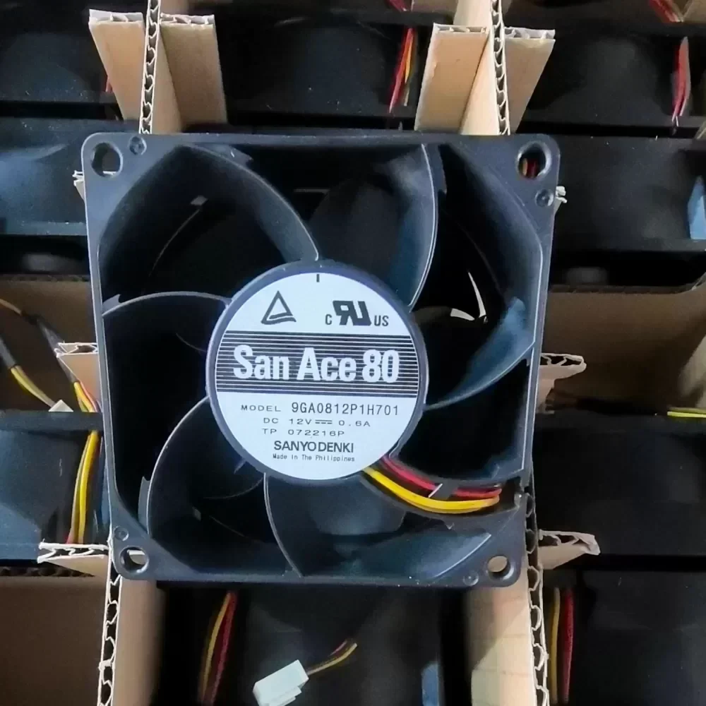 9GA0812P1H701 SanAce80 SANYO 12V fan