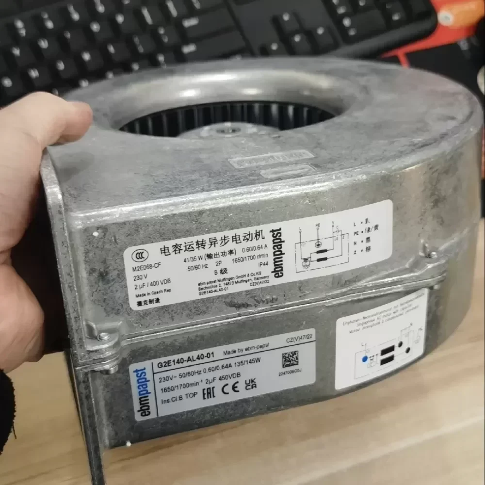 G2E140-AL40-01 ebmpapst fan centrifugal turbofan