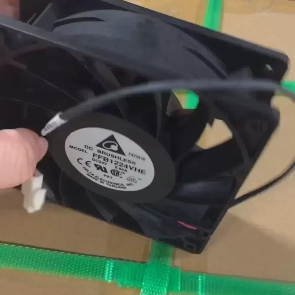 New Delta FFB1224VHE fan 12cm large air volume 24V