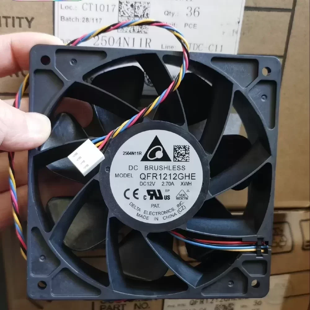 QFR1212GHE Delta 12038/12V PWM fan