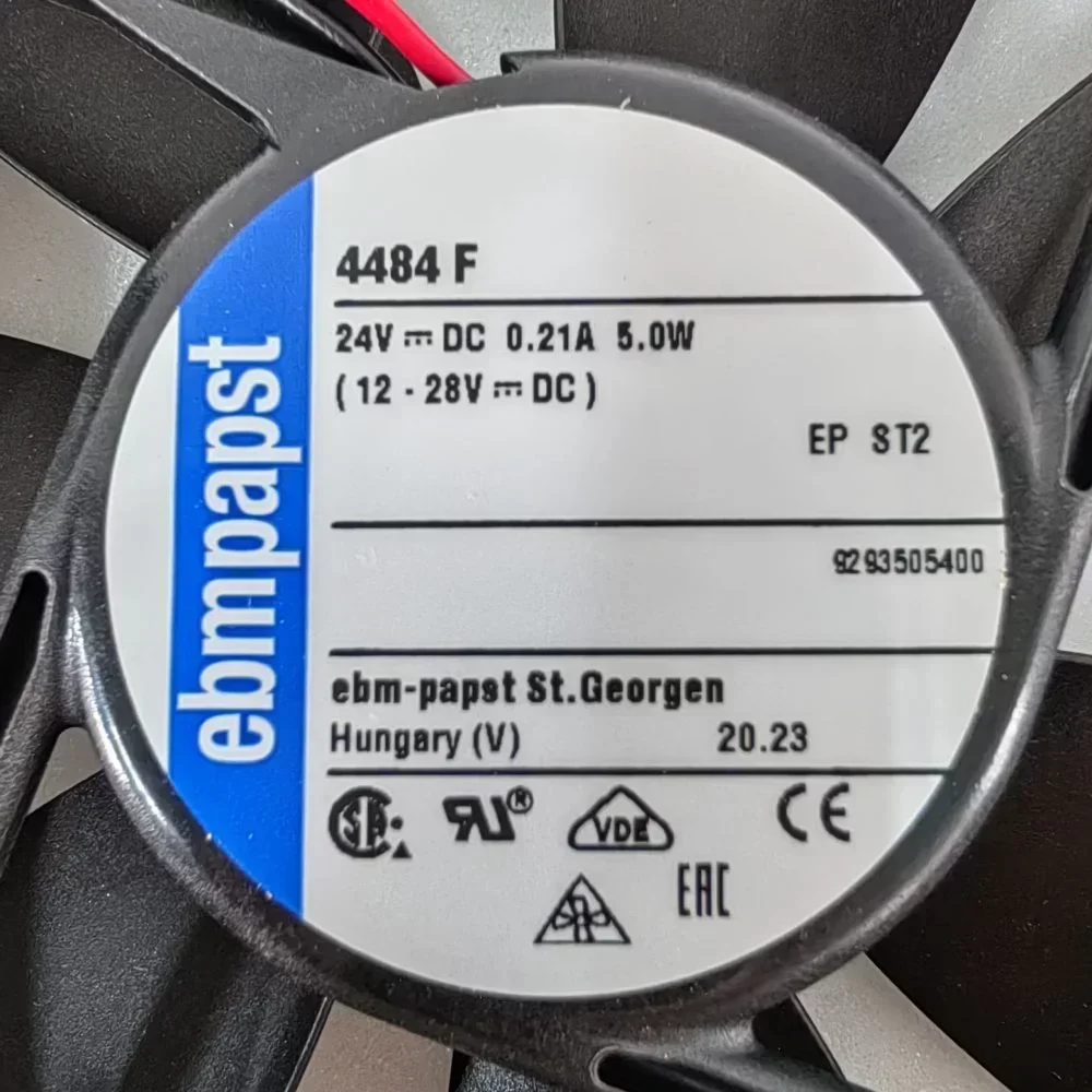 ebmpapst 4484F 24V Axial Fan 2900min-1 Speed Electric Big Promotion Spots Goods ebmpapst 4484F 24V Axial Fan 2900min-1 Speed Electric Big Promotion Spots Goods
