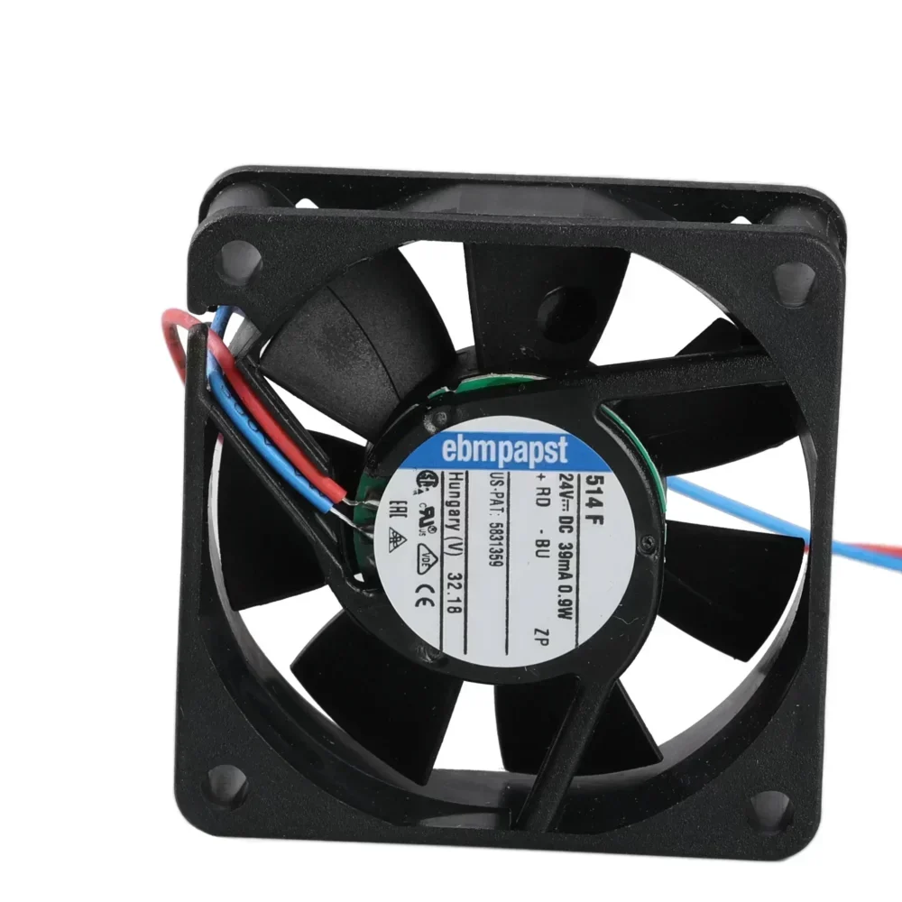 514F ebmpapst Fan DC Axial Compact Fan50x50x15mm 24V DC 1W 5000RPM Ball Bearing