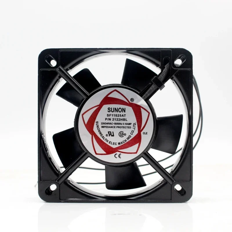 SUNON SF11025AT 2112HSL 11CM 110x110x25mm 220V AC 22W 0.51A 3100RPM Ultra-quiet Chassis Fan