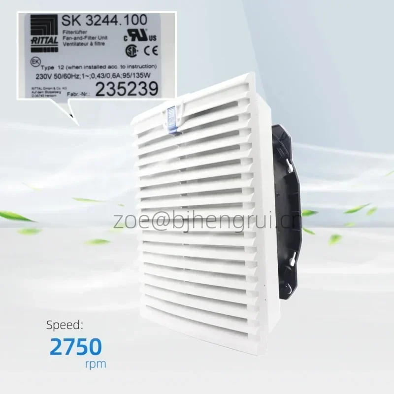 Rittal SK3244.100 230V AC 0.43/0.60A 95/135W 2550RPM Rittal Fan Rittal SK3244.100 230V AC 0.43/0.60A 95/135W 2550RPM Rittal Fan