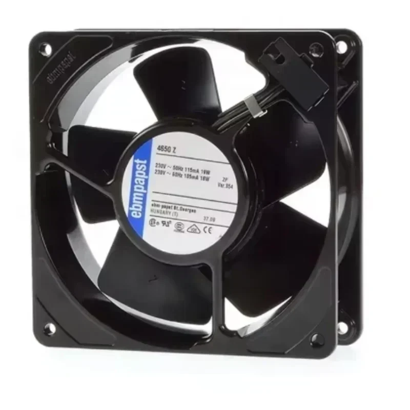 ebmpapst 4650Z 120x120x38mm 12038 5.3A 2650RPM 19W 12cm Chassis Axial Fan 4650Z-876 ebmpapst 4650Z 120x120x38mm 12038 5.3A 2650RPM 19W 12cm Chassis Axial Fan 4650Z-876