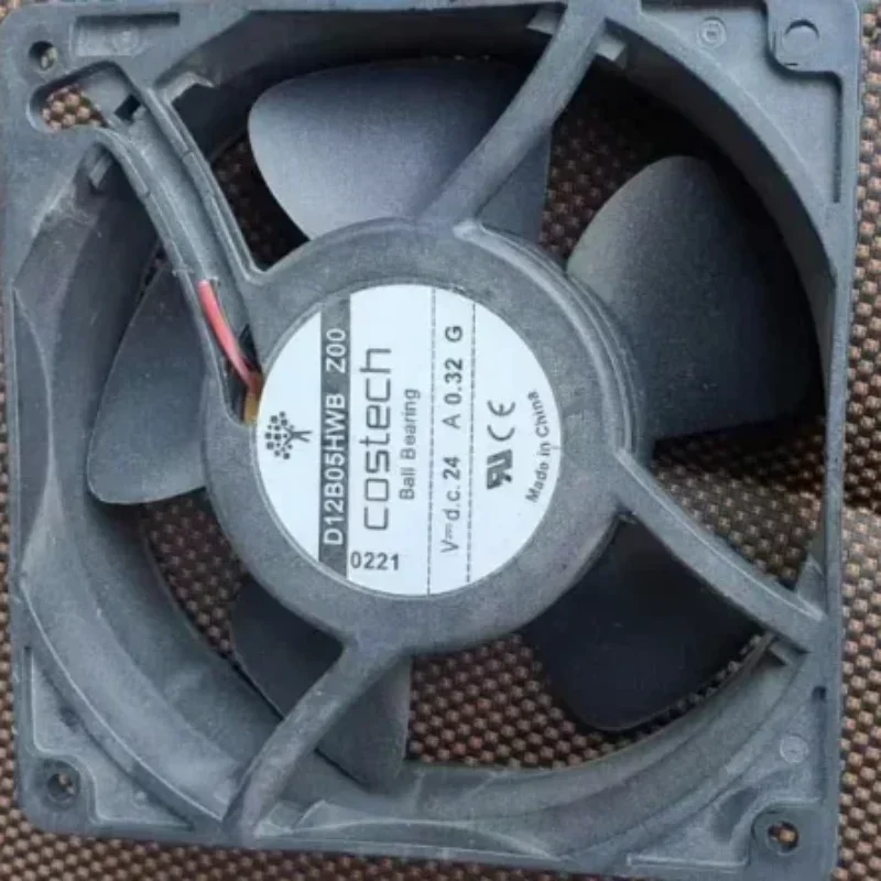 Costech 12038 D12B05HWB Z00 24V DC 0.32A 120x120x38mm 12cm 2600RPM 240m3/h Axial Fan Costech 12038 D12B05HWB Z00 24V DC 0.32A 120x120x38mm 12cm 2600RPM 240m3/h Axial Fan