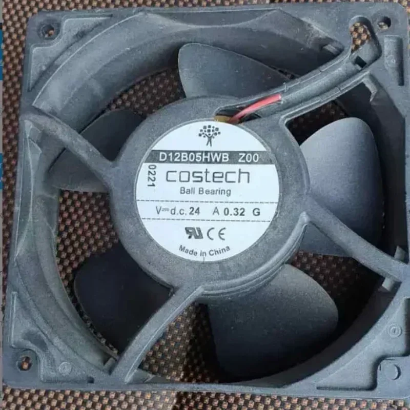 Costech 12038 D12B05HWB Z00 24V DC 0.32A 120x120x38mm 12cm 2600RPM 240m3/h Axial Fan
