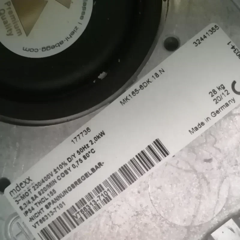 ZIEHL-ABEGG MK165-6DK.18.N 230V 400V 2.0KW 8.3A Air Compressor Motor YWF(K)166-6D90-E03 MK165-6DK.18.U MK165-6DK ZIEHL-ABEGG MK165-6DK.18.N 230V 400V 2.0KW 8.3A Air Compressor Motor YWF(K)166-6D90-E03 MK165-6DK.18.U MK165-6DK