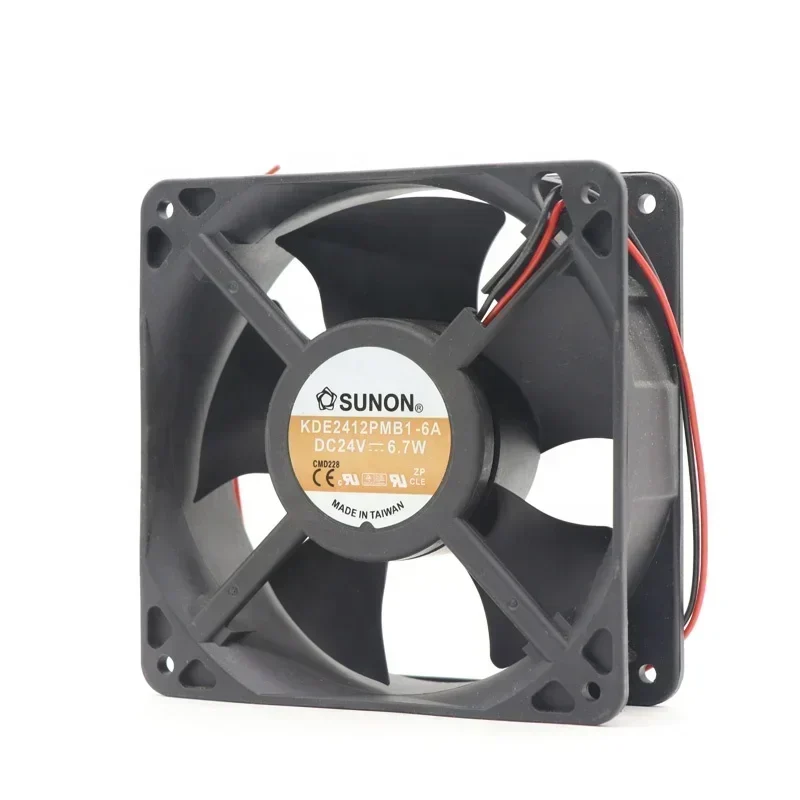 SUNON 12CM 108 CFM 3200RPM Axial Fan KDE2412PMB1-6A 24V DC 10.3W 0.42 12038 120x120x38mm Siemens Plastic for SUNON 12CM 108 CFM 3200RPM Axial Fan KDE2412PMB1-6A 24V DC 10.3W 0.42 12038 120x120x38mm Siemens Plastic for