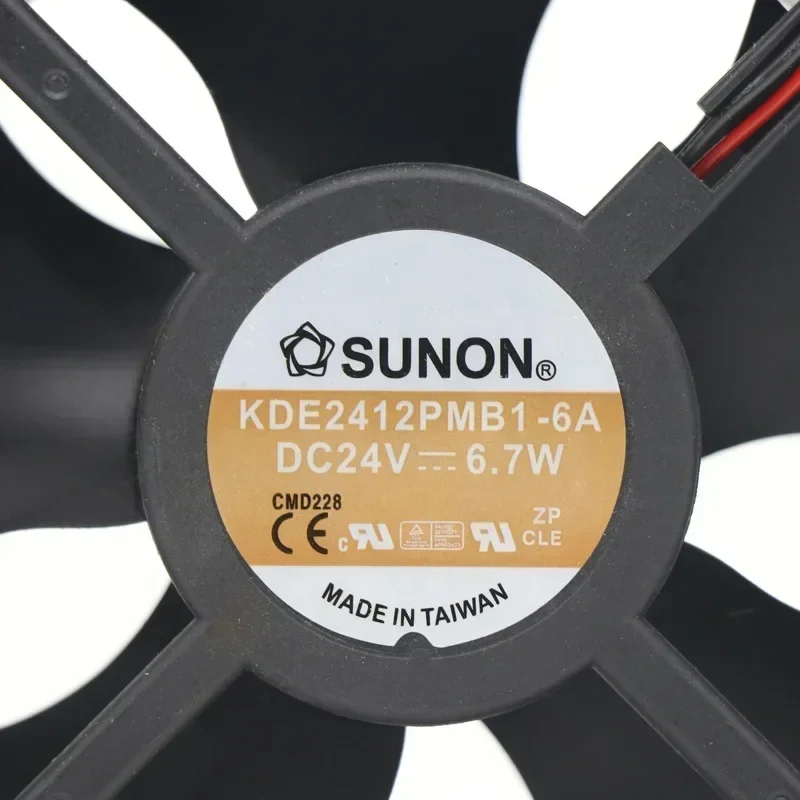 SUNON 12CM 108 CFM 3200RPM Axial Fan KDE2412PMB1-6A 24V DC 10.3W 0.42 12038 120x120x38mm Siemens Plastic for SUNON 12CM 108 CFM 3200RPM Axial Fan KDE2412PMB1-6A 24V DC 10.3W 0.42 12038 120x120x38mm Siemens Plastic for