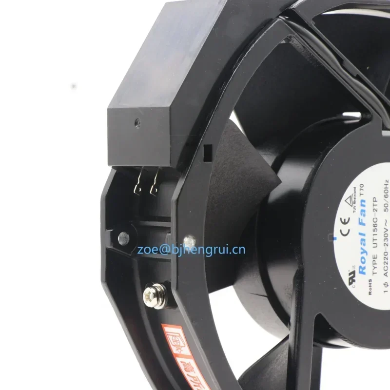 ROYAL UT156C-2TP 220-230V AC 26/29W 150x172x38mm 54dBA 2900/3400RPM Axial Fan ROYAL UT156C-2TP 220-230V AC 26/29W 150x172x38mm 54dBA 2900/3400RPM Axial Fan
