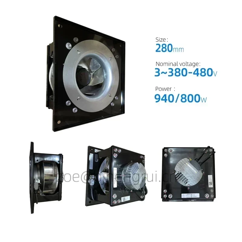 ebmpapst K3G280-BC01-N3 400V AC 940W 1.5A 3140RPM Spindle Servo Motor Traffic Track Photovoltaic Centrifugal Fan ebmpapst K3G280-BC01-N3 400V AC 940W 1.5A 3140RPM Spindle Servo Motor Traffic Track Photovoltaic Centrifugal Fan