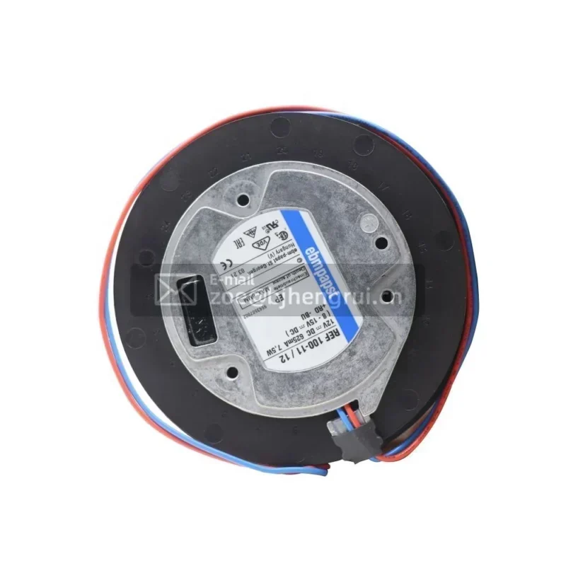 ebmpapst REF100-11/12 12V DC 7.5W 5400RPM 50.6CFM Motorized Impeller Air Purifiers Compact Centrifugal Fan ebmpapst REF100-11/12 12V DC 7.5W 5400RPM 50.6CFM Motorized Impeller Air Purifiers Compact Centrifugal Fan