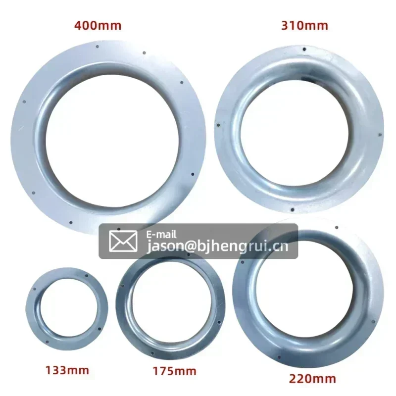 Fan Shroud Centrifugal Fan Plate Air Guide Ring Noise Reduction Air Collection Ring 133mm to 400mm Fan Shroud Centrifugal Fan Plate Air Guide Ring Noise Reduction Air Collection Ring 133mm to 400mm