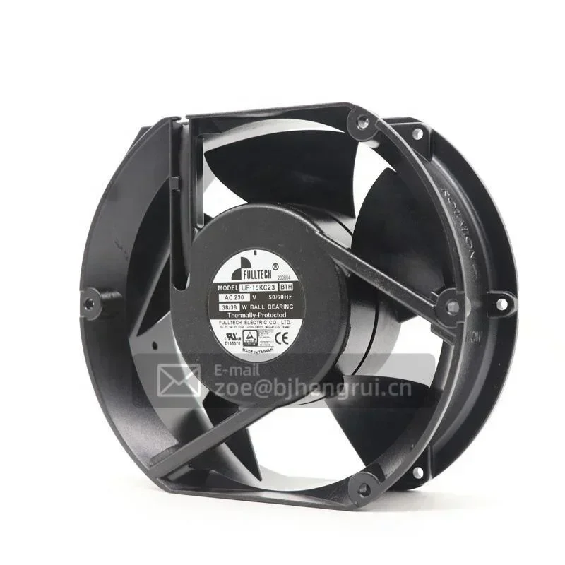 Fulltech UF15KC23-BTH 230V AC 38W 293CFM 172x150x55 mm 60dBA Metal Housing Medical Equipment Axial Fan Fulltech UF15KC23-BTH 230V AC 38W 293CFM 172x150x55 mm 60dBA Metal Housing Medical Equipment Axial Fan
