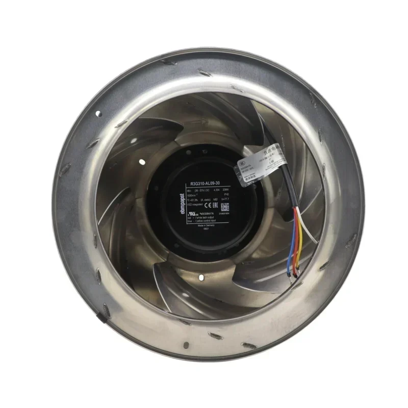ebmpapst R3G310-AL09-30 M3G084-FA 48V DC 208W 310 mm IP42 PWM Controller Centrifugal Fans ebmpapst R3G310-AL09-30 M3G084-FA 48V DC 208W 310 mm IP42 PWM Controller Centrifugal Fans