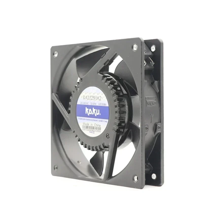 KAKU KA1238HA2-S 220V-240V AC 0.13A 218W 120x120x38mm 2700/3100RPM IP68 Showcase Evaporator Small Axial Fan KAKU KA1238HA2-S 220V-240V AC 0.13A 218W 120x120x38mm 2700/3100RPM IP68 Showcase Evaporator Small Axial Fan