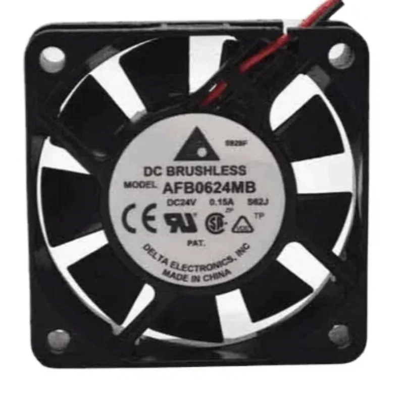 Delta AFB0624MB 60x60x15mm Tubeaxial Fan 6015 24V DC 1.44W 0.1A 13.45CFM 3500RPM 6cm Restaurant Delta AFB0624MB 60x60x15mm Tubeaxial Fan 6015 24V DC 1.44W 0.1A 13.45CFM 3500RPM 6cm Restaurant