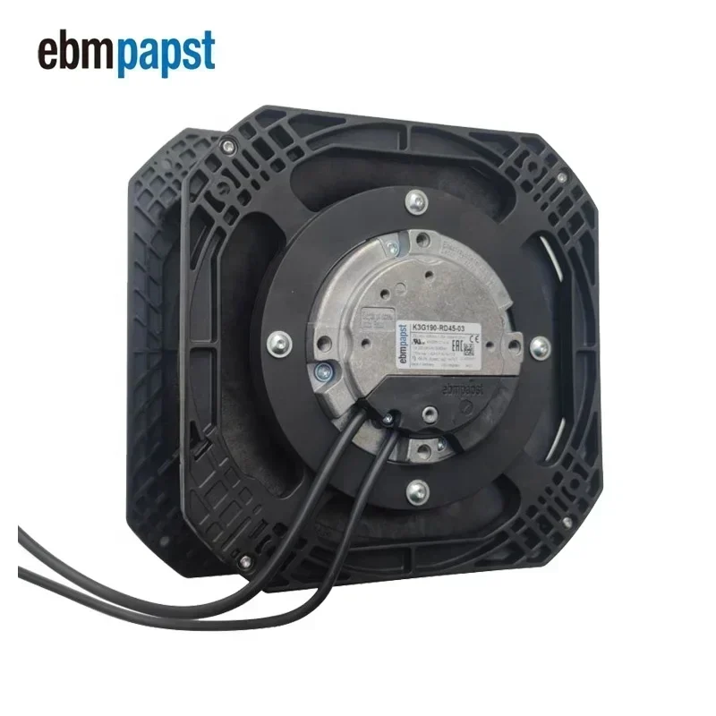 ebmpapst K3G190-RD45-03 230V AC 169W 4120RPM R3G190-8317082558 EC Centrifugal Fans K3G190-RC05-03 ebmpapst K3G190-RD45-03 230V AC 169W 4120RPM R3G190-8317082558 EC Centrifugal Fans K3G190-RC05-03