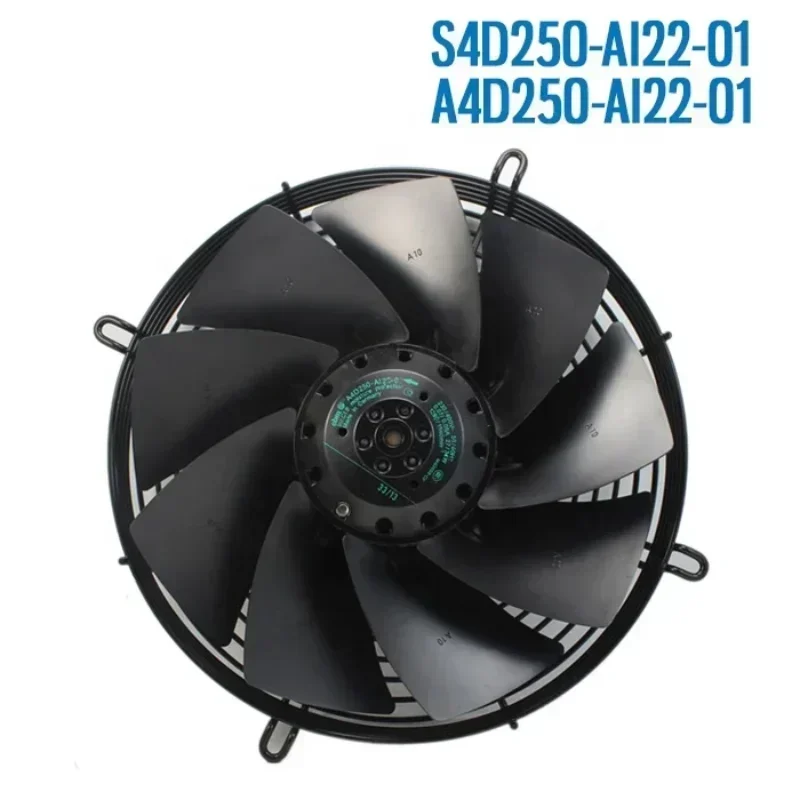 ebmpapst A4D250-AI22-01 230/400V AC 0.07A 0.08A 27W 34W 1390/1550RPM Outer Rotors Metal Axial Fan ebmpapst A4D250-AI22-01 230/400V AC 0.07A 0.08A 27W 34W 1390/1550RPM Outer Rotors Metal Axial Fan