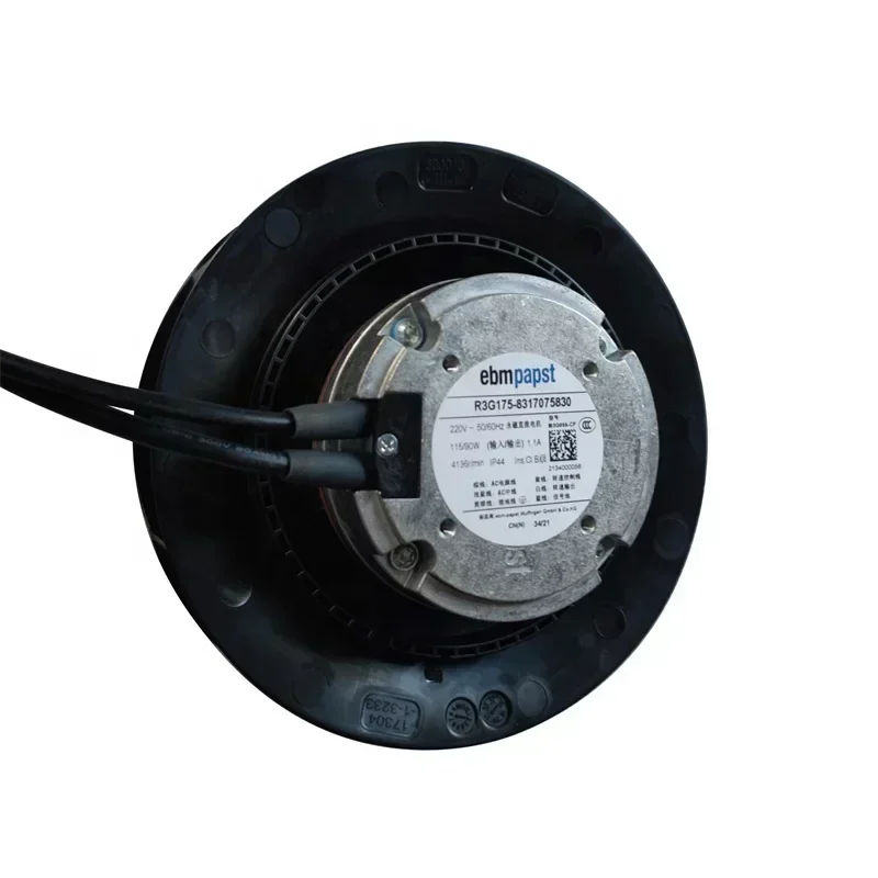 ebmpapst R3G175-8317075830 R3G175-RD53-03 220V PWM 114W 6 Wires 4479RPM Air Purifiers Centrifugal Fan R3G175-RC11-19 ebmpapst R3G175-8317075830 R3G175-RD53-03 220V PWM 114W 6 Wires 4479RPM Air Purifiers Centrifugal Fan R3G175-RC11-19