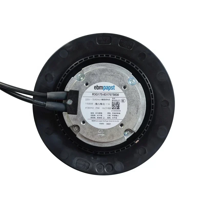 ebmpapst R3G175-8317075830 R3G175-RD53-03 220V PWM 114W 6 Wires 4479RPM Air Purifiers Centrifugal Fan R3G175-RC11-19 ebmpapst R3G175-8317075830 R3G175-RD53-03 220V PWM 114W 6 Wires 4479RPM Air Purifiers Centrifugal Fan R3G175-RC11-19