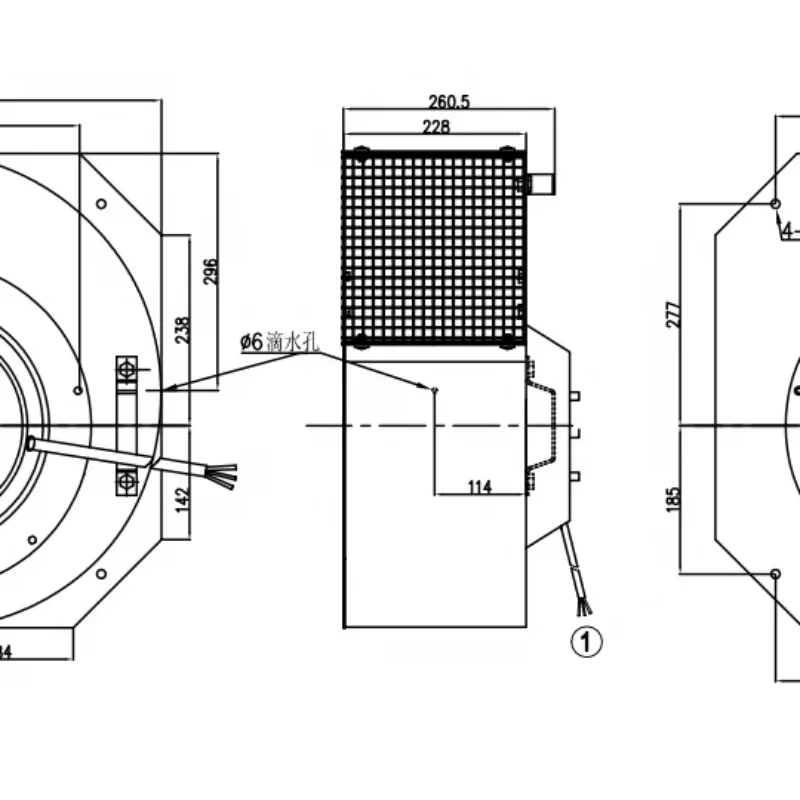 ebmpapst G4D355-CM15-xA/F02 400V AC 1420RPM 2100W 4.7A 750Pa IP54 Chassis Centrifugal Fan ebmpapst G4D355-CM15-xA/F02 400V AC 1420RPM 2100W 4.7A 750Pa IP54 Chassis Centrifugal Fan
