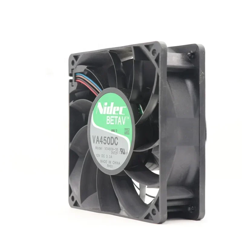 Nedic VA450DC V34809-35 12038 120x120x38mm 12cm 12V DC 3.5A 39.6W 4500RPM PWM Violent Chassis CPU Axial Fan Nedic VA450DC V34809-35 12038 120x120x38mm 12cm 12V DC 3.5A 39.6W 4500RPM PWM Violent Chassis CPU Axial Fan