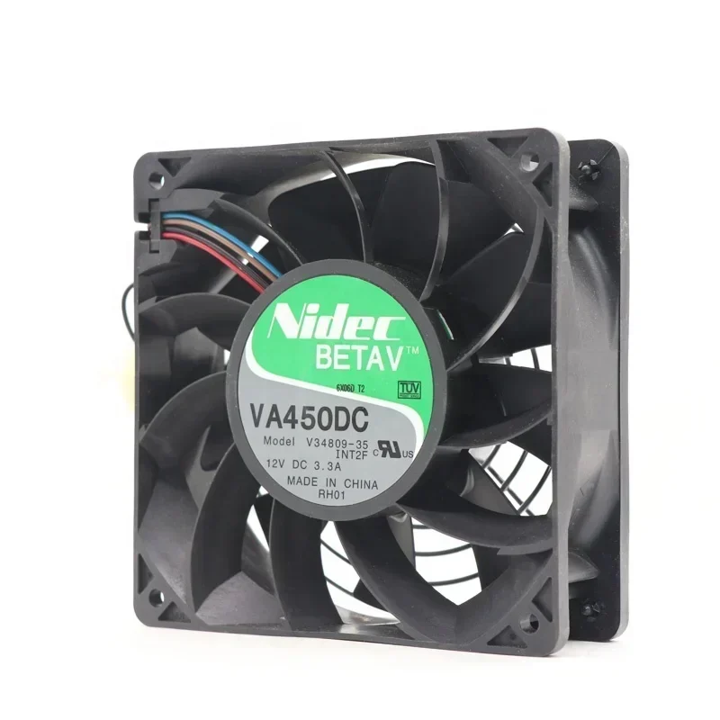 Nedic VA450DC V34809-35 12038 120x120x38mm 12cm 12V DC 3.5A 39.6W 4500RPM PWM Violent Chassis CPU Axial Fan Nedic VA450DC V34809-35 12038 120x120x38mm 12cm 12V DC 3.5A 39.6W 4500RPM PWM Violent Chassis CPU Axial Fan