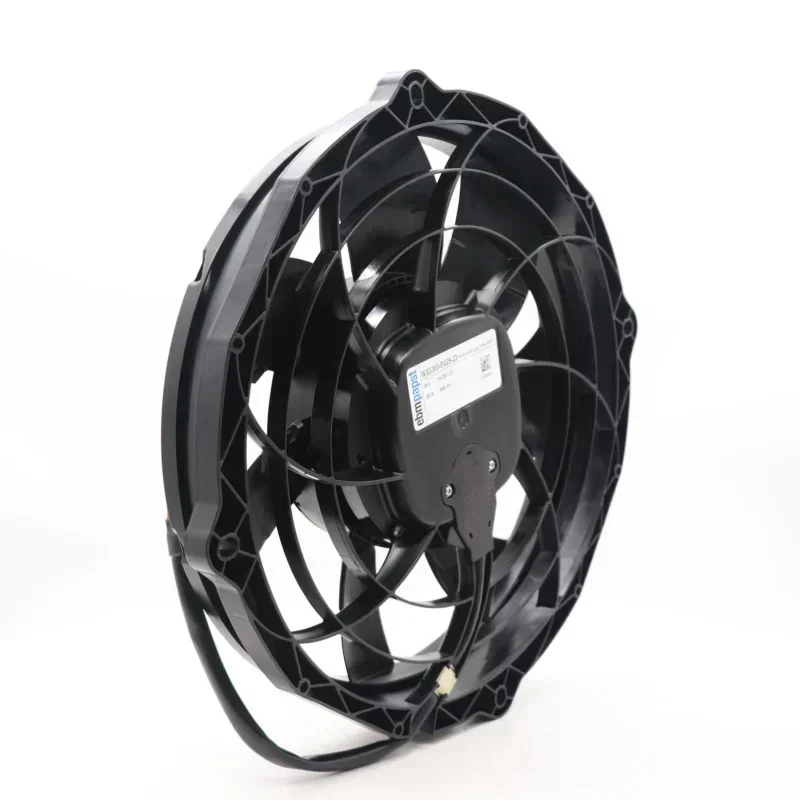 ebmpapst W3G385-BV44-01 26V DC 2600RPM 250W 9.6A 385mm IP24 Rail Transit Fan EC Axial Fan for Vehicles ebmpapst W3G385-BV44-01 26V DC 2600RPM 250W 9.6A 385mm IP24 Rail Transit Fan EC Axial Fan for Vehicles