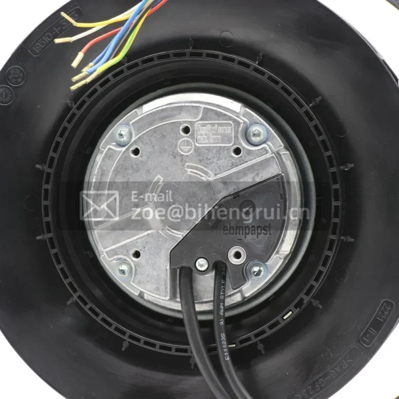 ebmpapst R3G190-PY87-P2 M3G074-CF 80V DC 240W 4800RPM 3A 190mm IP6K9K Air Purifier Centrifugal Fan ebmpapst R3G190-PY87-P2 M3G074-CF 80V DC 240W 4800RPM 3A 190mm IP6K9K Air Purifier Centrifugal Fan