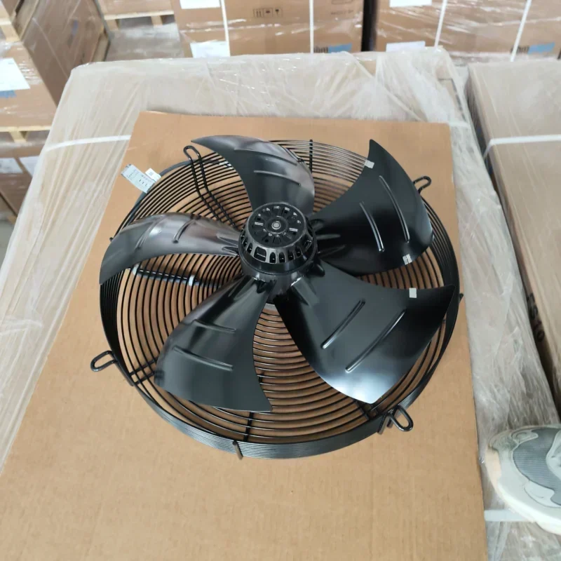 ebmpapst S4D450-AU01-02 400V AC 450mm 340W 1250RPM 0.61A 3610m3/h IP54 Cold Storage Axial Fan ebmpapst S4D450-AU01-02 400V AC 450mm 340W 1250RPM 0.61A 3610m3/h IP54 Cold Storage Axial Fan