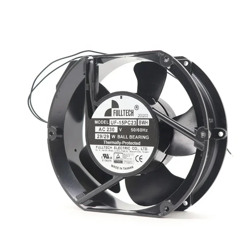 FULLTECH UF-15PC23BWH UF-15PC23 BWH 172x150x51MM 230V 226CFM 29W IP55 CPU Axial Fan FULLTECH UF-15PC23BWH UF-15PC23 BWH 172x150x51MM 230V 226CFM 29W IP55 CPU Axial Fan