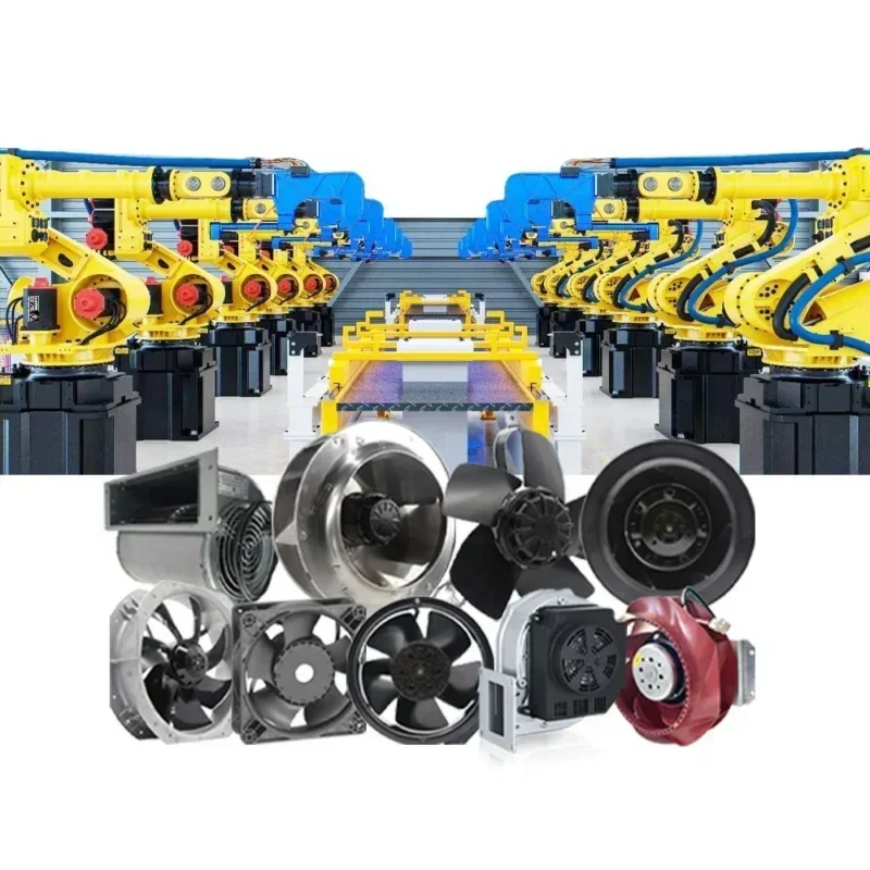 Industrial Automation Fan 80mm to 630mm 115V 230V 400V AC DC EC Axial Fan Centrifugal Fan