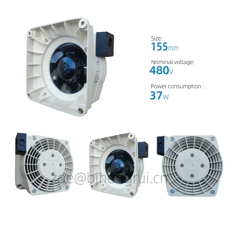 ebmpapst W2D155-FB08-05 W2D155-EB08-01 400V AC 37W 0.08A 3200RPM Siemens Spindle Motor Fan ebmpapst W2D155-FB08-05 W2D155-EB08-01 400V AC 37W 0.08A 3200RPM Siemens Spindle Motor Fan