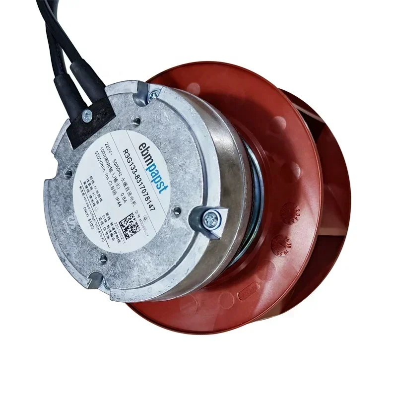 ebmpapst R3G133-8317078147 M3G055-CF 220V AC 100W 0.8A 5550RPM IP44 Centrifugal Fan ebmpapst R3G133-8317078147 M3G055-CF 220V AC 100W 0.8A 5550RPM IP44 Centrifugal Fan