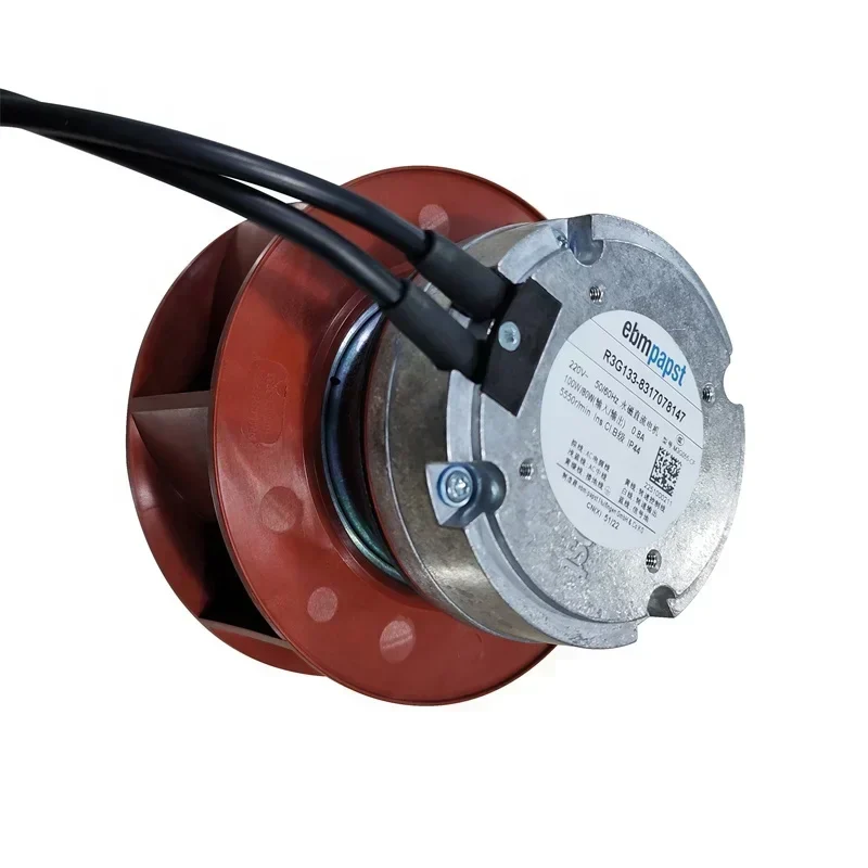 ebmpapst R3G133-8317078147 M3G055-CF 220V AC 100W 0.8A 5550RPM IP44 Centrifugal Fan ebmpapst R3G133-8317078147 M3G055-CF 220V AC 100W 0.8A 5550RPM IP44 Centrifugal Fan