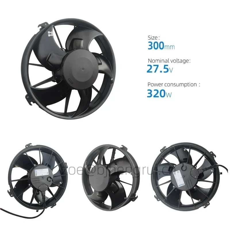 ebmpapst W3G300-RQ28-56 M3G074-CF 300mm 27.5V DC 320W 11.5A Car Bus Automotive Air Conditioner Axial Fan ebmpapst W3G300-RQ28-56 M3G074-CF 300mm 27.5V DC 320W 11.5A Car Bus Automotive Air Conditioner Axial Fan