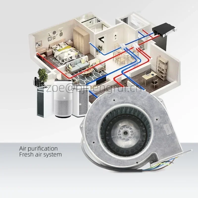 ebmpapst G2E097-FL64-50 230V 36W 2350RPM 0.16A EC Condensing Premix Boiler Heating Gas Boilers Centrifugal Fan ebmpapst G2E097-FL64-50 230V 36W 2350RPM 0.16A EC Condensing Premix Boiler Heating Gas Boilers Centrifugal Fan