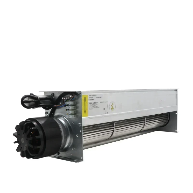 Ziehl-abegg QK08A-2EM.35.CF 230V AC 200W 1.0A 2450RPM Ventilation Tangential (Cross Flow) Fan Ziehl-abegg QK08A-2EM.35.CF 230V AC 200W 1.0A 2450RPM Ventilation Tangential (Cross Flow) Fan