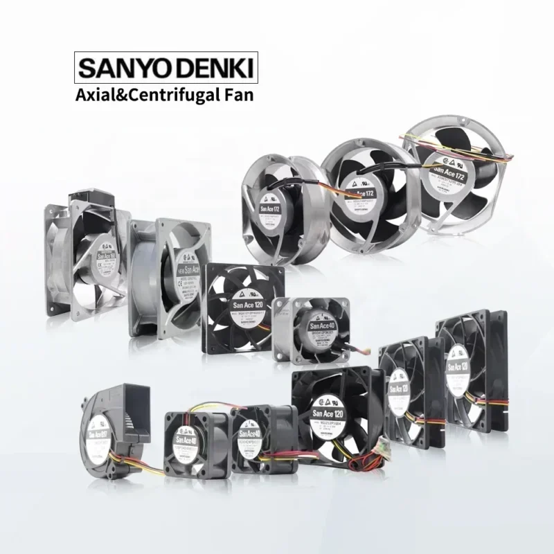 SANYO 109R0812H4D011 8025 80x80x25mm 12V DC 2900RPM 36.4CFM 1.56W Wire Chassis Axial Fan SANYO 109R0812H4D011 8025 80x80x25mm 12V DC 2900RPM 36.4CFM 1.56W Wire Chassis Axial Fan