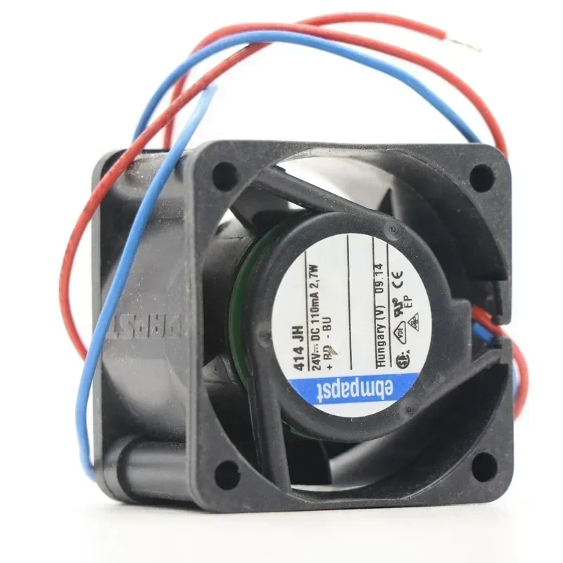 ebmpapst 414JH 40 x 40 x 25.4mm 24 V DC 3W 125mA 22m3/h 11700rpm Axial Fan ebmpapst 414JH 40 x 40 x 25.4mm 24 V DC 3W 125mA 22m3/h 11700rpm Axial Fan