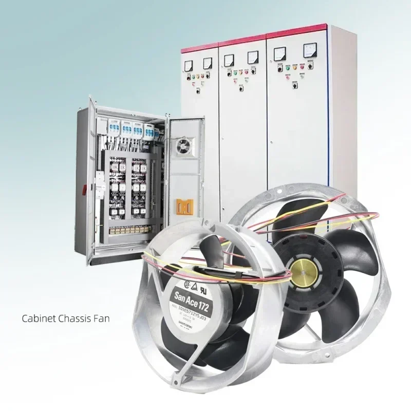 Sanyo Compact Fan 109E5712Y5J03 172x51mm 12V DC 2.3A 27.6W 4000RPM 300CFM Chassis Axial Fan Sanyo Compact Fan 109E5712Y5J03 172x51mm 12V DC 2.3A 27.6W 4000RPM 300CFM Chassis Axial Fan