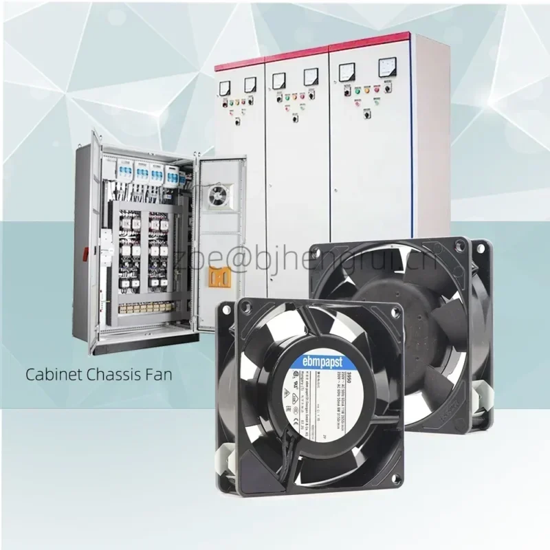 ebmpapst 9cm 3950 230V AC 92x92x25mm11W 48mA 59m3/h 2650rpm Server Axial Fan ebmpapst 9cm 3950 230V AC 92x92x25mm11W 48mA 59m3/h 2650rpm Server Axial Fan