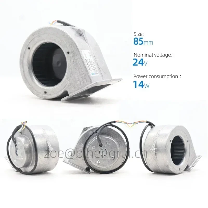 ebmpapst G1G085-AB05-07 24V DC 13W 0.6A 2780RPM IP22 Turbo Ventilation Blower Centrifugal Fan ebmpapst G1G085-AB05-07 24V DC 13W 0.6A 2780RPM IP22 Turbo Ventilation Blower Centrifugal Fan